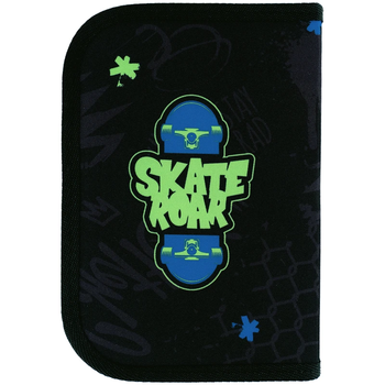 Пенал жесткий Kite Roar 20x14x3.9 см черный (K24-622-4) - Pampik