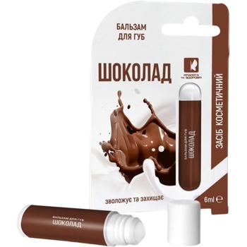 Бальзам для губ Enjee Шоколад, роликовый, 6 мл - Pampik