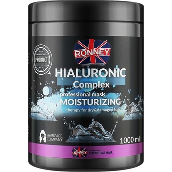 Маска для сухих и поврежденных волос Ronney Professional Hialuronic Complex Moinsturizing 1 л - Pampik