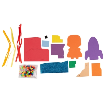 Набір для творчості 1 Вересня Космічна подорож Аплікація з фомірану ЕВА та намистинами (954552) - Pampik - 2