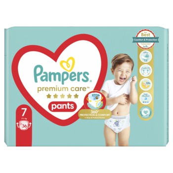 Підгузки-трусики Pampers Premium Care Pants 7 (17+кг). 36 шт. - Pampik - 2