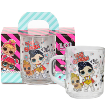 Кухоль скляний Green Tea L.O.L.Surprise! The Queen, 200 мл (86004970ОСТ) - Pampik