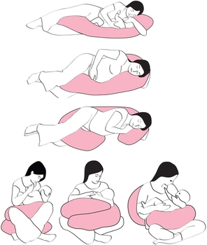 Подушка для вагітних LightHouse Baby Seashell Stars, 340x30 см (608253) - Pampik - 7