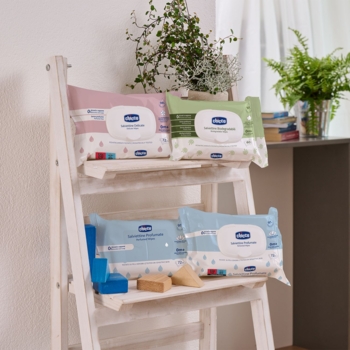Вологі серветки Chicco з екстрактом лотоса, 72 шт. - Pampik - 7