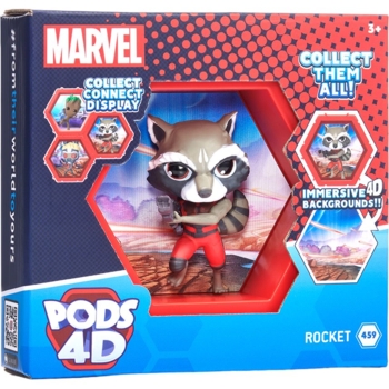 Колекційна фігурка WOW! Pods 4D Марвел Ракета (MVL-1038-12) - Pampik