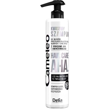Шампунь Delia Cosmetics Cameleo AHA Hair Care для жирного, слабкого і ламкого волосся 250 мл - Pampik