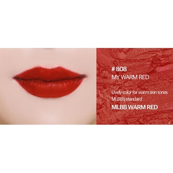 Губна помада Beauty of Majesty BOM My Lipstick #808 My Warm Red 3.5 г - Pampik - 7