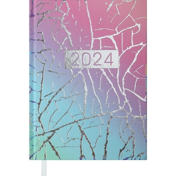 Ежедневник датированный Buromax Miracle 2024 A5 голубой (BM.2179-14) - Pampik