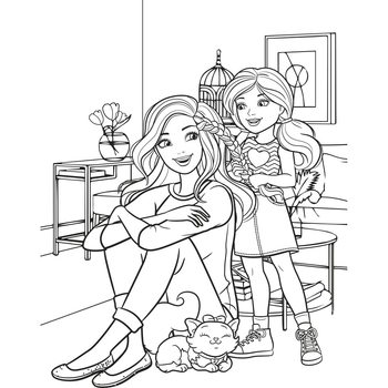 Розмальовка 1 Вересня Barbie 8, 12 сторінок (742804) - Pampik - 3