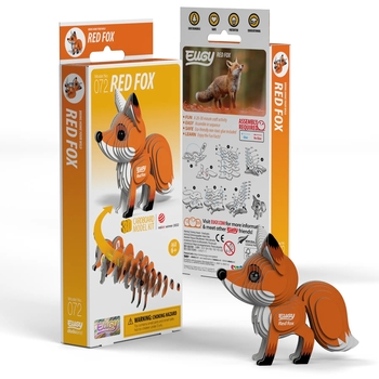 Збірна 3Д модель Eugy Зоопарк Червона лисиця (XEG-072) - Pampik - 5