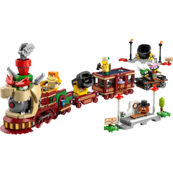 Конструктор LEGO Super Mario Швидкий потяг Боузера, 1392 деталі (71437) - Pampik - 4