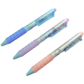 Набор гелевых ручек автоматических Malevaro чернил синего цвета дизайн 9 пиши-стирай 12 шт. (33240/12) - Pampik