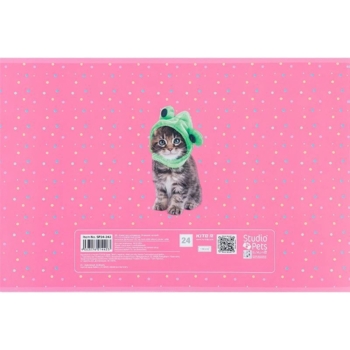 Зошит для малювання Kite Studio Pets А4, 24 аркуші, рожевий (SP24-242) - Pampik - 2
