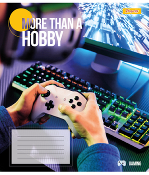 Набор тетрадей 1 Вересня Hobby А5, в линию, 96 листов, 5 шт. (767421) - Pampik - 5