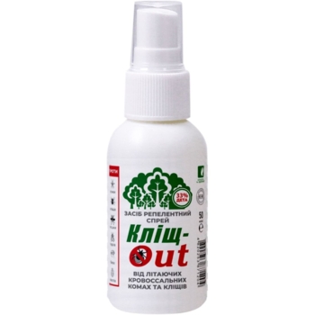 Спрей Кліщ-Оut від комарів та кліщів 50 мл - Pampik