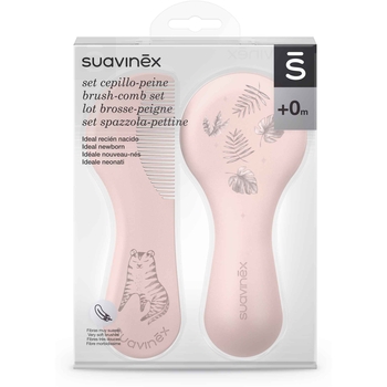 Набір гребінців Suavinex 2 шт. рожевий (400264/2) - Pampik - 2