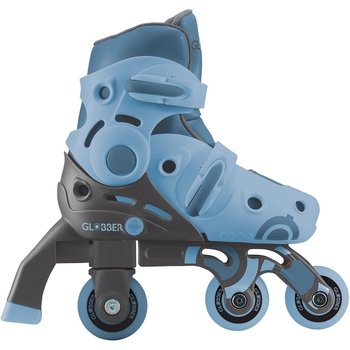 Роликові ковзани Globber Learning Skates 2 в 1, р.26-29, сіро-синій (780-200) - Pampik - 13