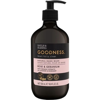 Рідке мило для рук Baylis & Harding Goodness Rose & Geranium 500 мл - Pampik