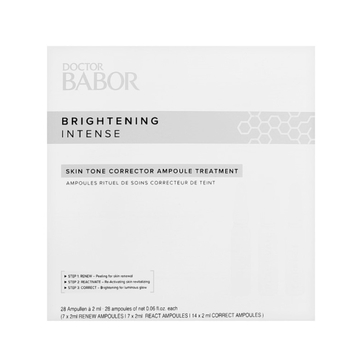 Ампули для корекції тону шкіри обличчя Doctor Babor Brightening Intense Skin Tone Corrector Ampoule Treatment 24x2 мл - Pampik