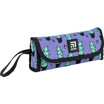 Пенал мягкий Kite 8x20.5x4 см сиреневый (K24-653-2) - Pampik