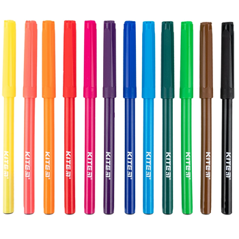 Фломастеры Kite Classic 12 шт. (K-447) - Pampik - 2