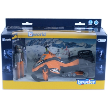 Іграшкова машинка Bruder Снігохід з водієм 1:16 (63101) - Pampik - 5