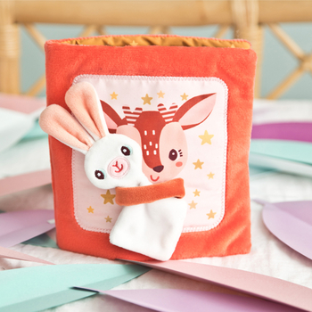 Развивающая мягкая книга Lilliputiens Комфортер Олененка Стелли (83491) - Pampik - 9