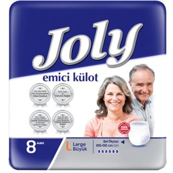 Підгузки-трусики для дорослих Joly 3 Large, 8 шт. - Pampik