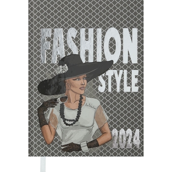 Ежедневник датированный Buromax Women 2024 A5 серый (BM.2181-09) - Pampik
