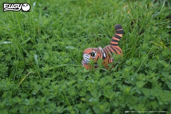 Збірна 3Д модель Eugy Зоопарк Тигр (XEG-012) - Pampik - 11