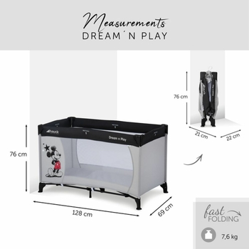 Дитячий манеж Hauck Dream N Play Mickey Stars - Pampik - 8