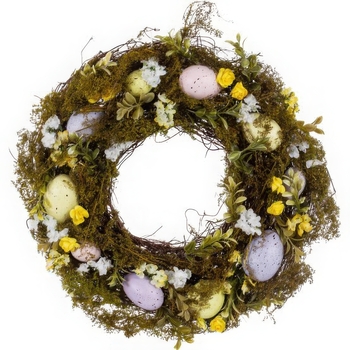 Пасхальний вінок Elen Dekor 36 см (820-046) - Pampik