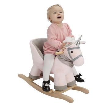 Гойдалка дитяча FreeON зі сидінням єдиноріг рожевий - Pampik - 2