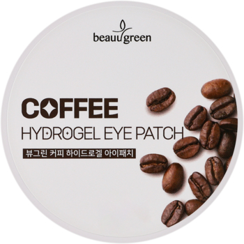 Тонизирующие гидрогелевые патчи BeauuGreen Coffee Hydrogel Eye Patch 60 шт. - Pampik