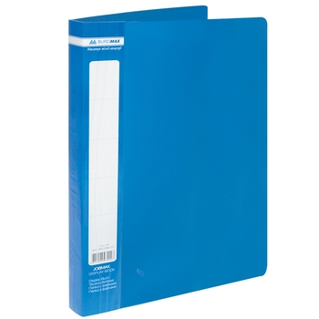 Папка с 60 файлами Buromax Jombax А4 синяя (BM.3621-02) - Pampik