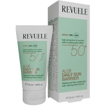 Крем для обличчя Revuele Aloe Daily Sun Barrier SPF 50+ 50 мл - Pampik
