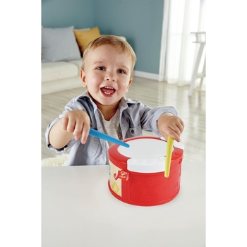 Музыкальная игрушка Hape Барабан со светом и звуками (E0620) - Pampik - 6