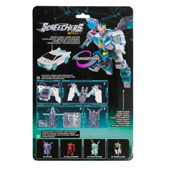 Робот-трансформер Screechers Wild! S5 Стар Вінгс білий з бірюзовим (EU686153) - Pampik - 9