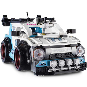 Машинка-конструктор на дистанційному керуванні Wise Block Гоночний автомобіль 414 деталей (EU389053) - Pampik - 2