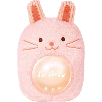 Музична іграшка-нічник Hape Зайчик рожевий (E0114) - Pampik