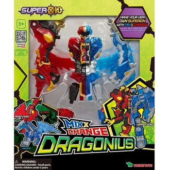 Іграшка-трансформер Super10 Mix Драгоніус 17 см (314069) - Pampik - 4