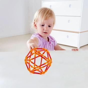 Конструктор Hape Flexistix Строительство бамбуковый 66 деталей (E5567) - Pampik - 6