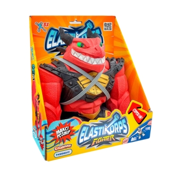 Стретч-игрушка Elastikorps Maxy Fighter 3: Extra Force Красный дракон (MAX-REDGALL) - Pampik