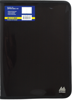 Папка на блискавці Buromax А4 матовий напівпрозорий пластик, в асортименті (BM.3941-99) - Pampik - 2