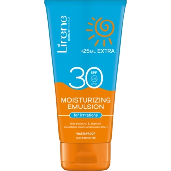 Сонцезахисна емульсія Lirene для обличчя і тіла широкого спектру дії SPF 30, 175 мл - Pampik