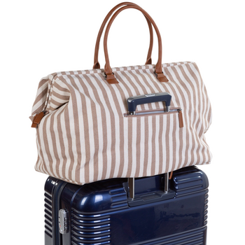 Сумка Childhome Mommy bag stripes nude/terracotta (CWMBBSTNR) - Pampik - 7