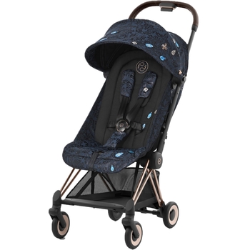 Прогулянкова коляска Cybex Coya Jewels of Nature, темно-синя (522003111) - Pampik