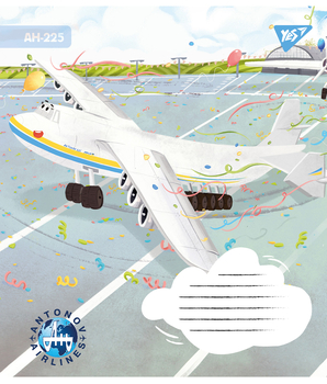 Набор тетрадей Yes Антонов А5, в линейку, 12 листов,25 шт. (767429) - Pampik - 6