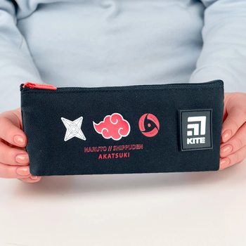 Пенал мягкий Kite 8x19.5x3.5 см черный (NR24-680) - Pampik - 3