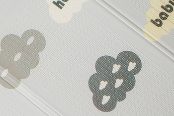 Дитячий килимок Poppet Літаюче слоненя та Ніжні хмаринки двосторонній складний 200х150x1 см (PP025-150H) - Pampik - 7